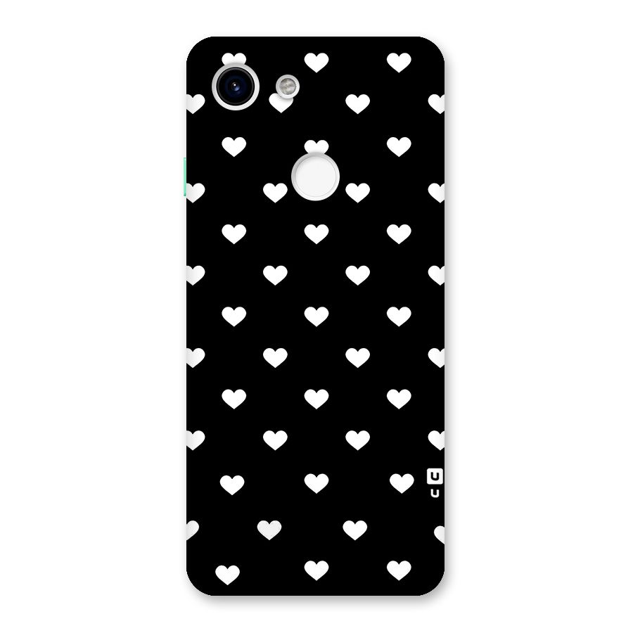Seamless Hearts Pattern Back Case for Google Pixel 3