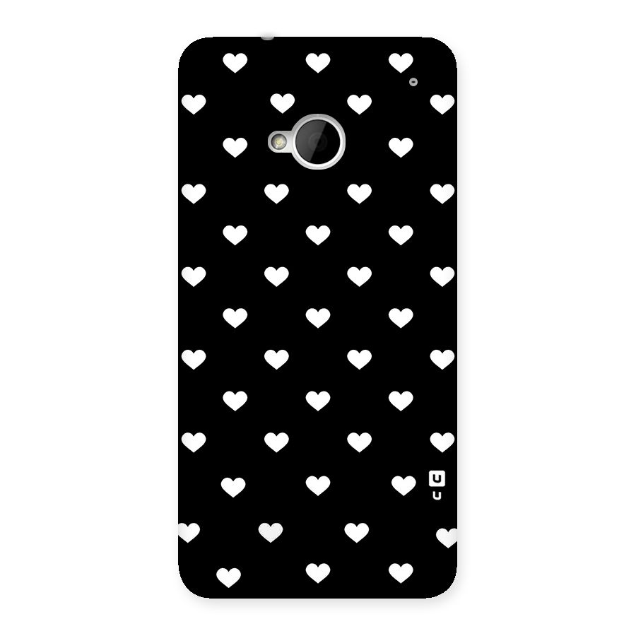 Seamless Hearts Pattern Back Case for HTC One M7