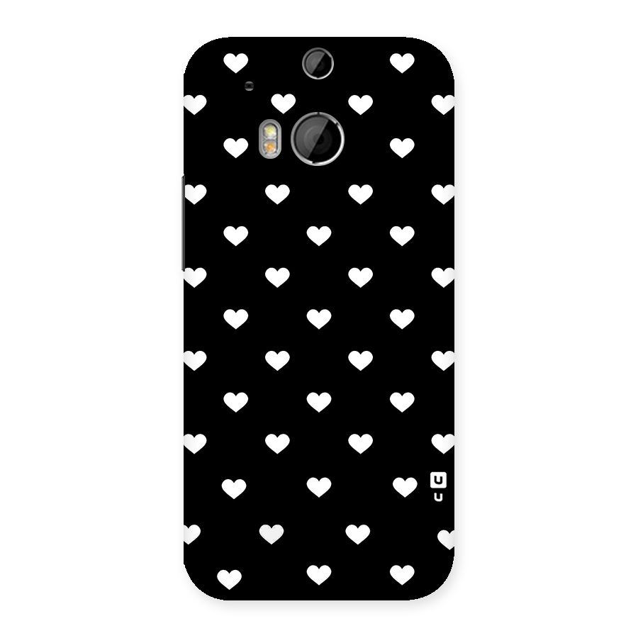 Seamless Hearts Pattern Back Case for HTC One M8