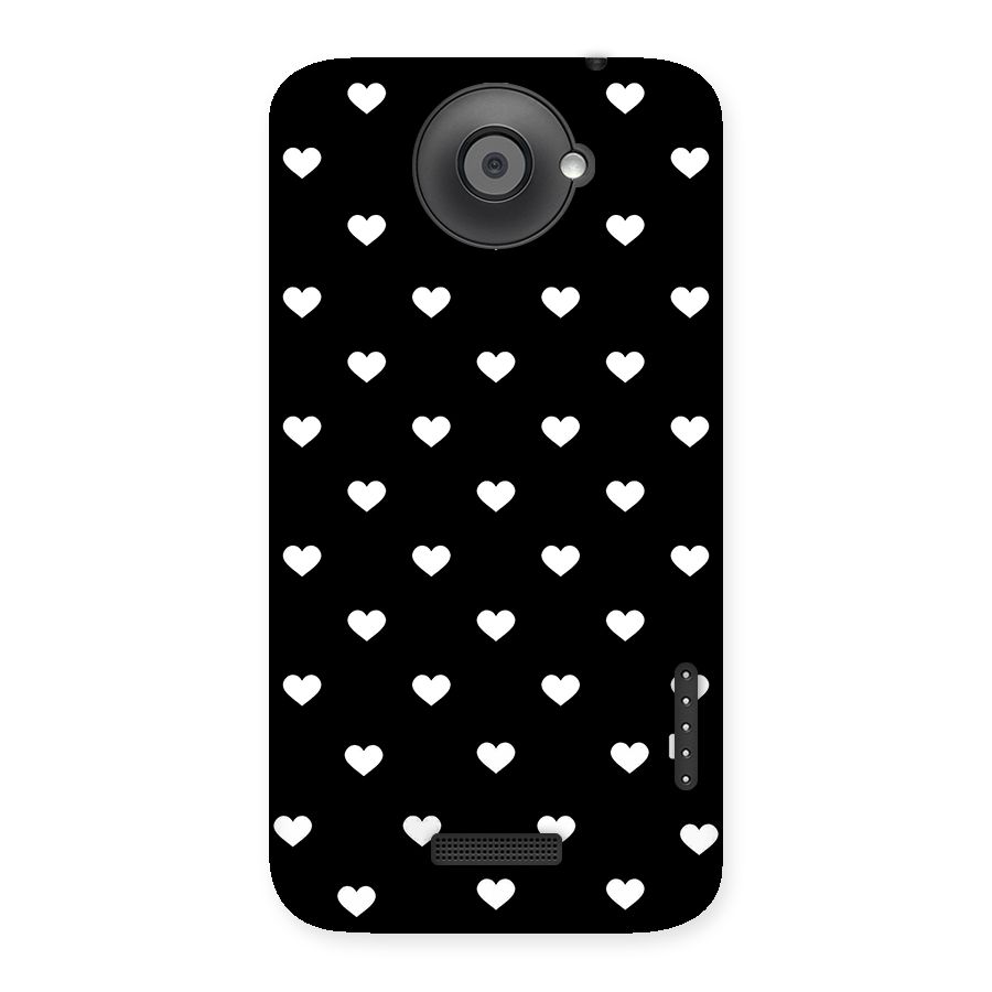Seamless Hearts Pattern Back Case for HTC One X