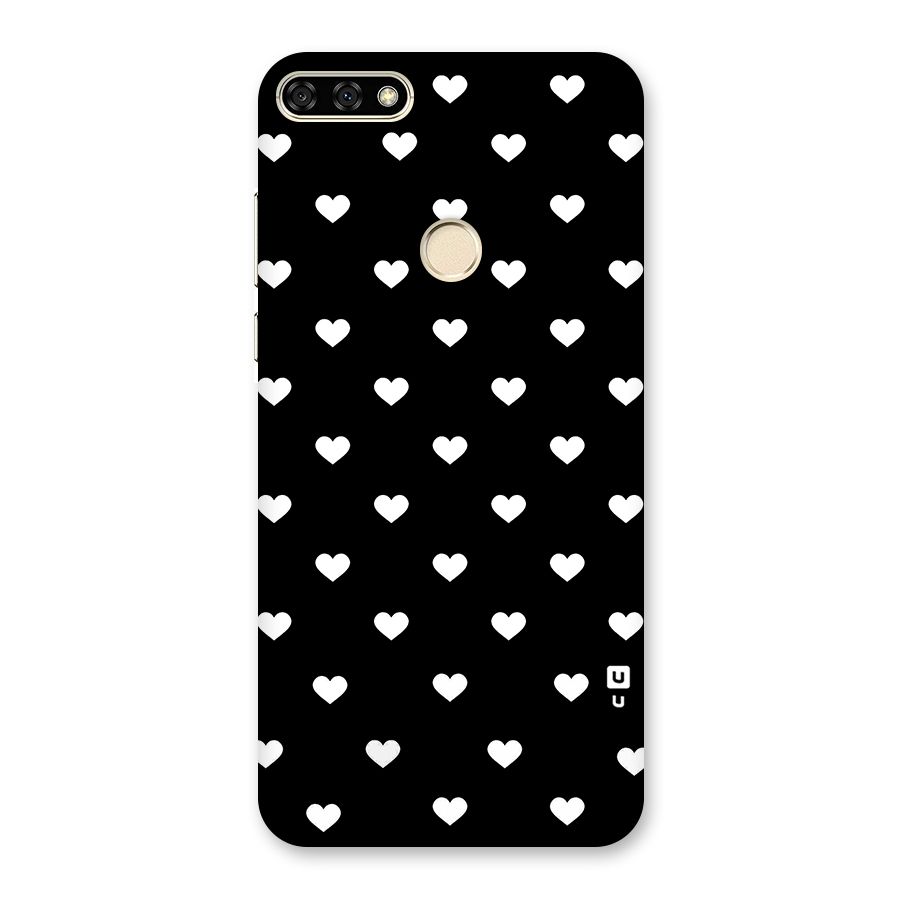 Seamless Hearts Pattern Back Case for Honor 7A