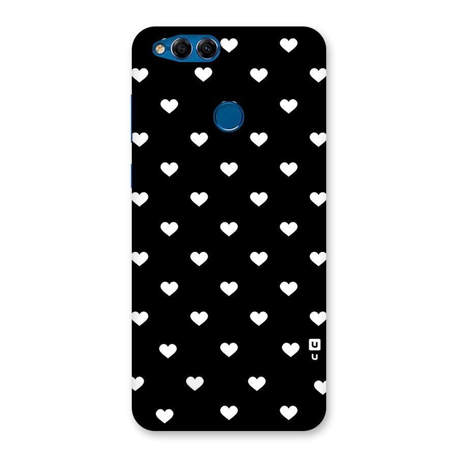 Seamless Hearts Pattern Back Case for Honor 7X