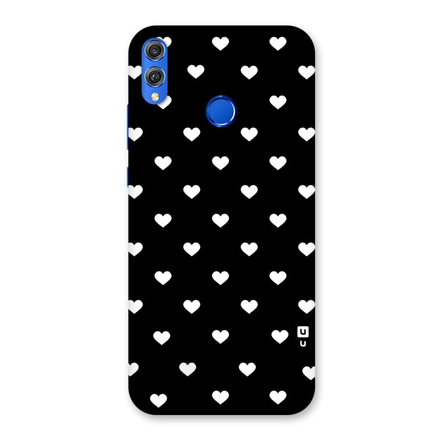 Seamless Hearts Pattern Back Case for Honor 8X