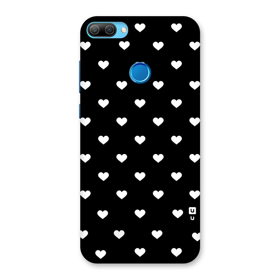 Seamless Hearts Pattern Back Case for Honor 9N