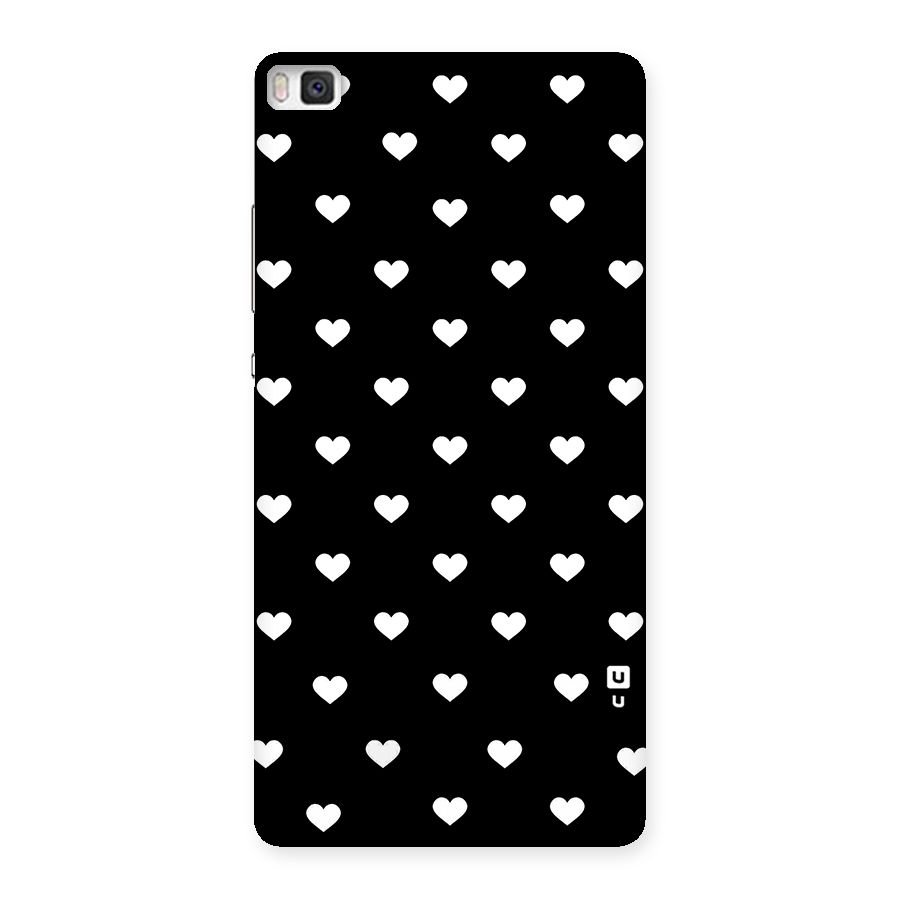 Seamless Hearts Pattern Back Case for Huawei P8