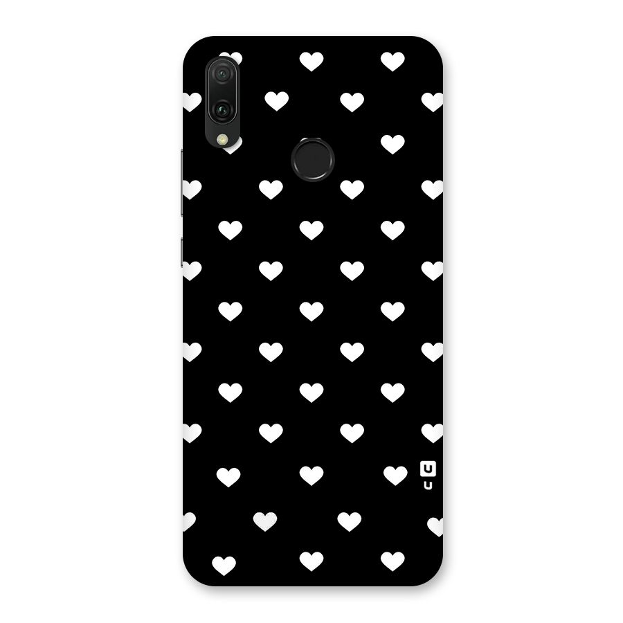 Seamless Hearts Pattern Back Case for Huawei Y9 (2019)