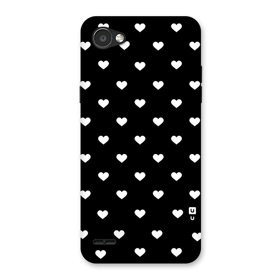 Seamless Hearts Pattern Back Case for LG Q6