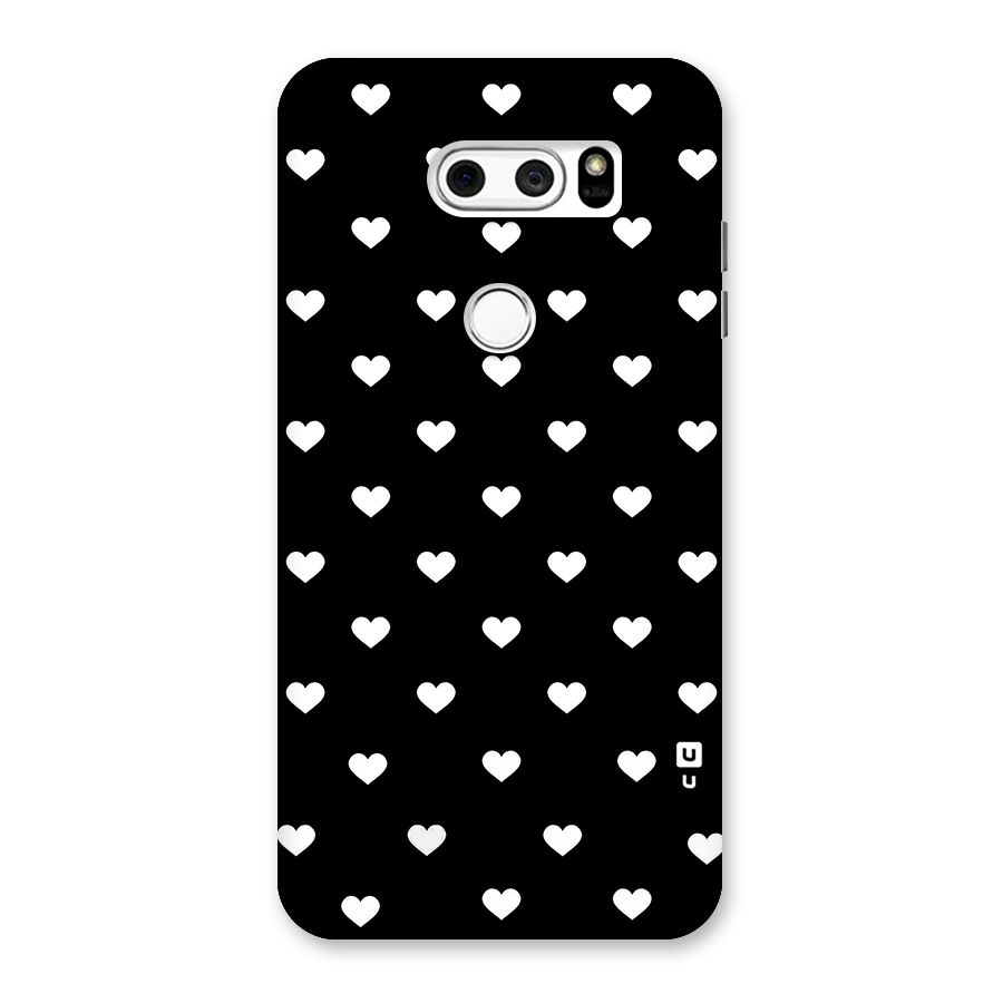 Seamless Hearts Pattern Back Case for LG V30