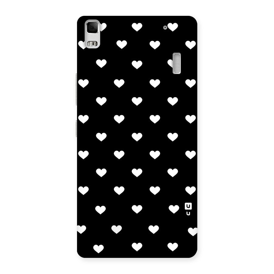 Seamless Hearts Pattern Back Case for Lenovo A7000