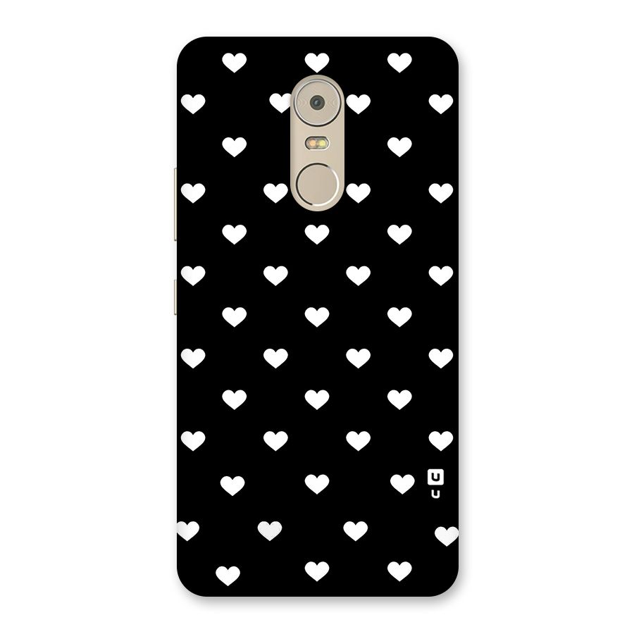 Seamless Hearts Pattern Back Case for Lenovo K6 Note