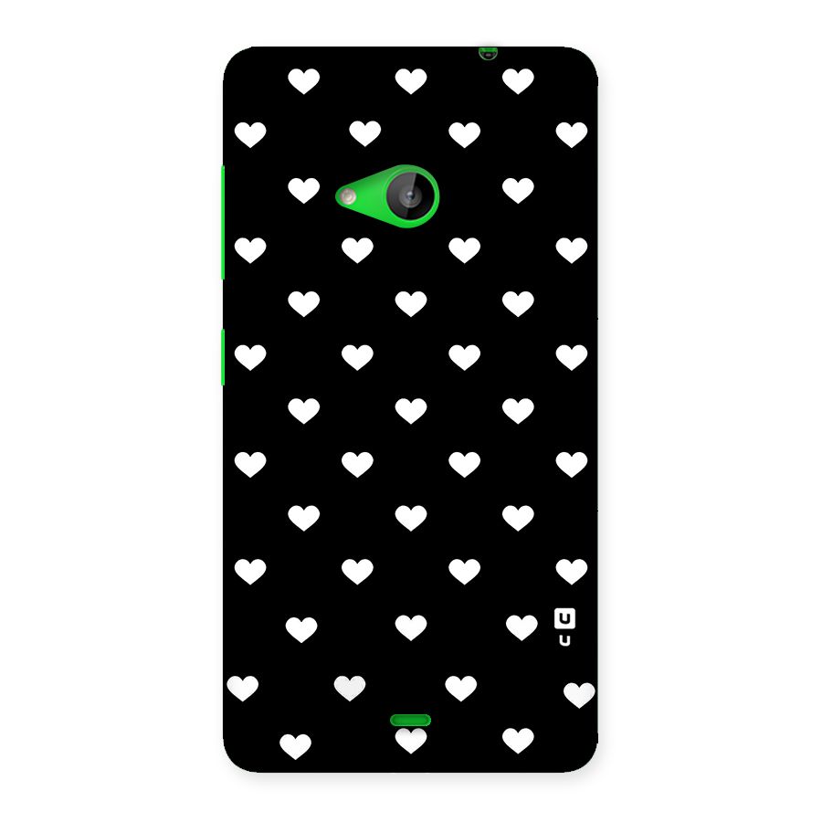 Seamless Hearts Pattern Back Case for Lumia 535