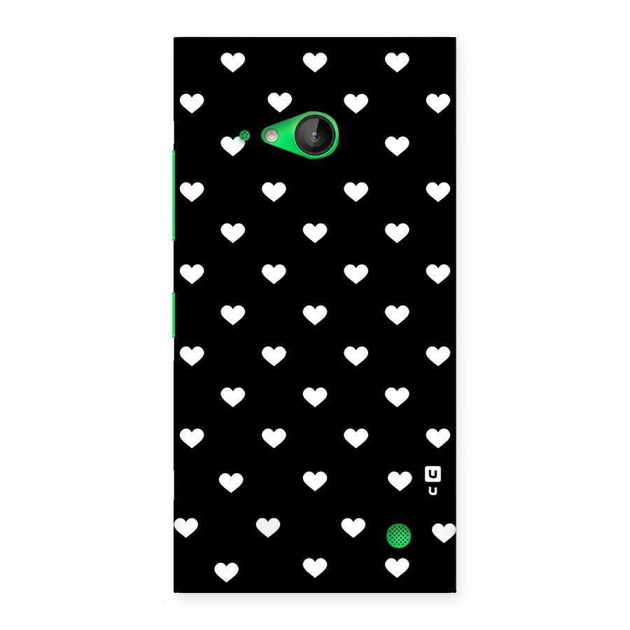 Seamless Hearts Pattern Back Case for Lumia 730