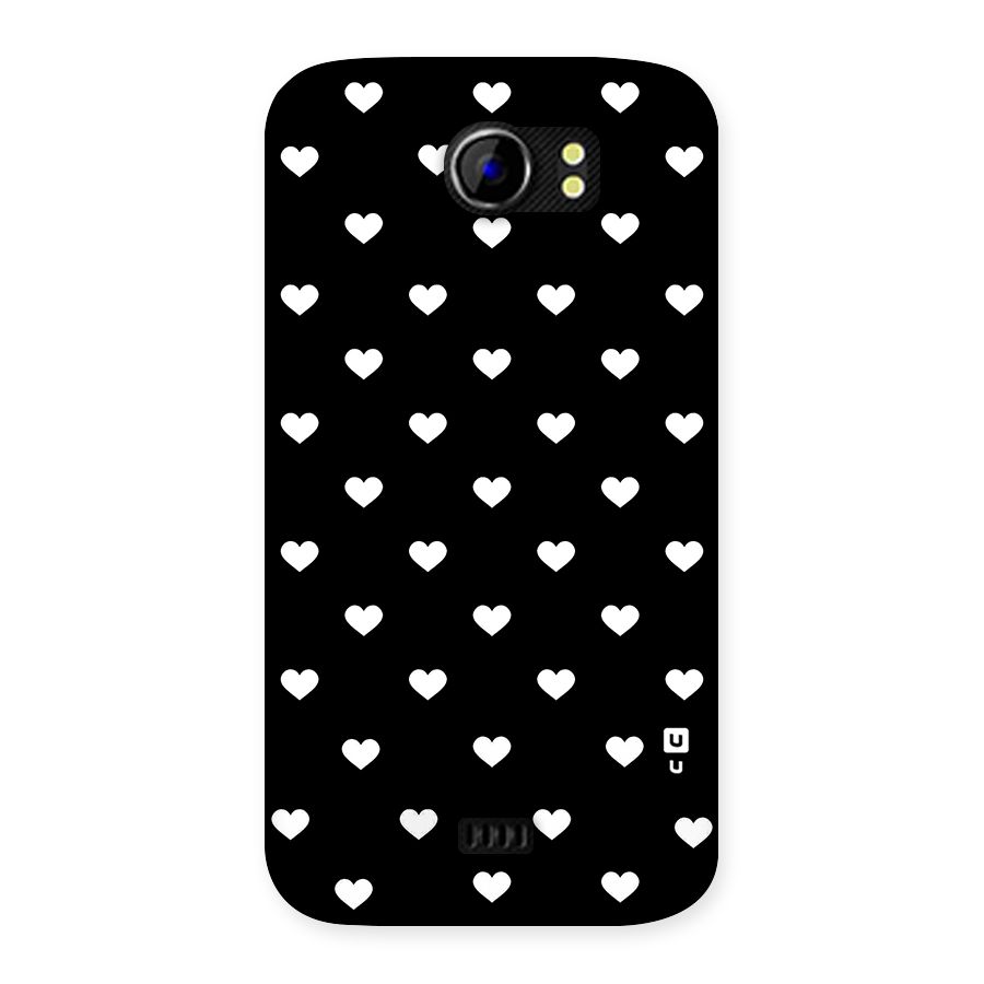 Seamless Hearts Pattern Back Case for Micromax Canvas 2 A110