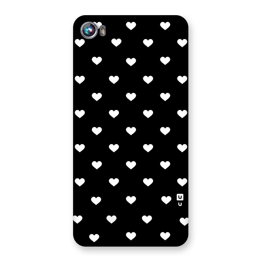 Seamless Hearts Pattern Back Case for Micromax Canvas Fire 4 A107