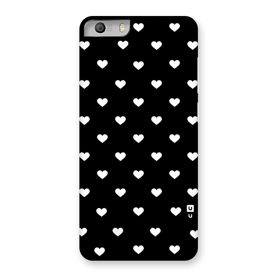 Seamless Hearts Pattern Back Case for Micromax Canvas Knight 2