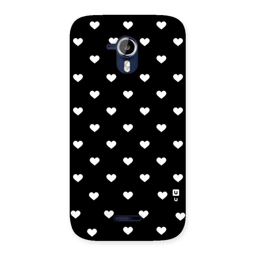 Seamless Hearts Pattern Back Case for Micromax Canvas Magnus A117