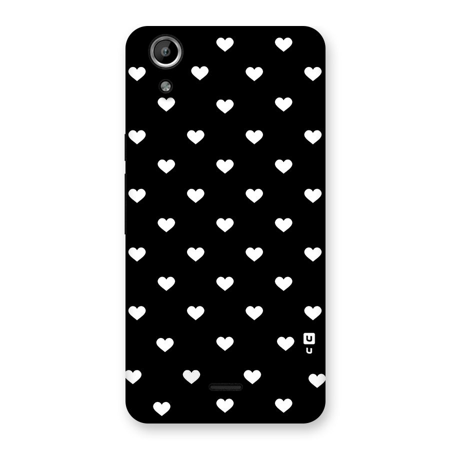 Seamless Hearts Pattern Back Case for Micromax Canvas Selfie Lens Q345