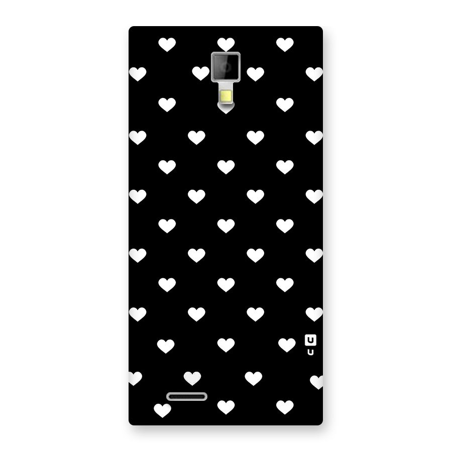 Seamless Hearts Pattern Back Case for Micromax Canvas Xpress A99