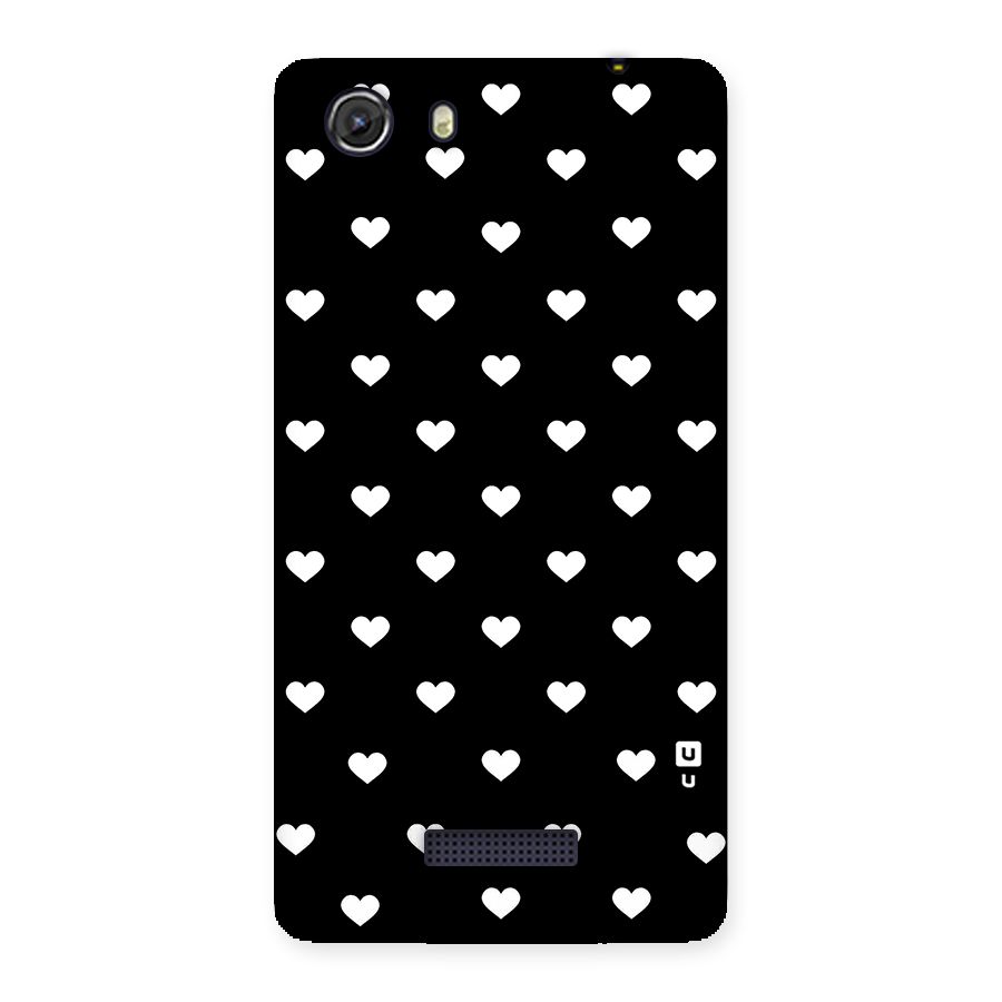 Seamless Hearts Pattern Back Case for Micromax Unite 3