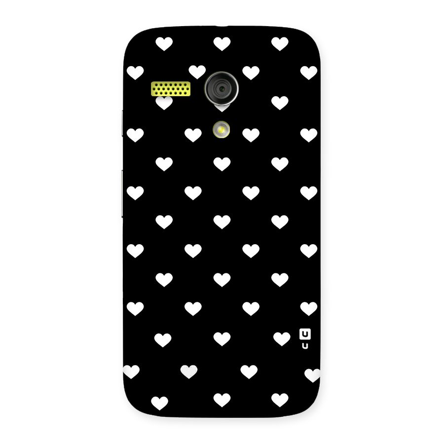 Seamless Hearts Pattern Back Case for Moto G