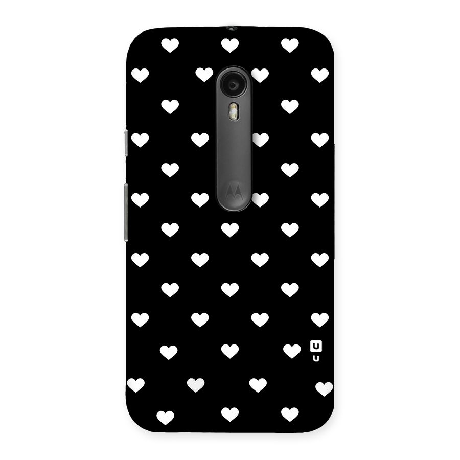Seamless Hearts Pattern Back Case for Moto G3