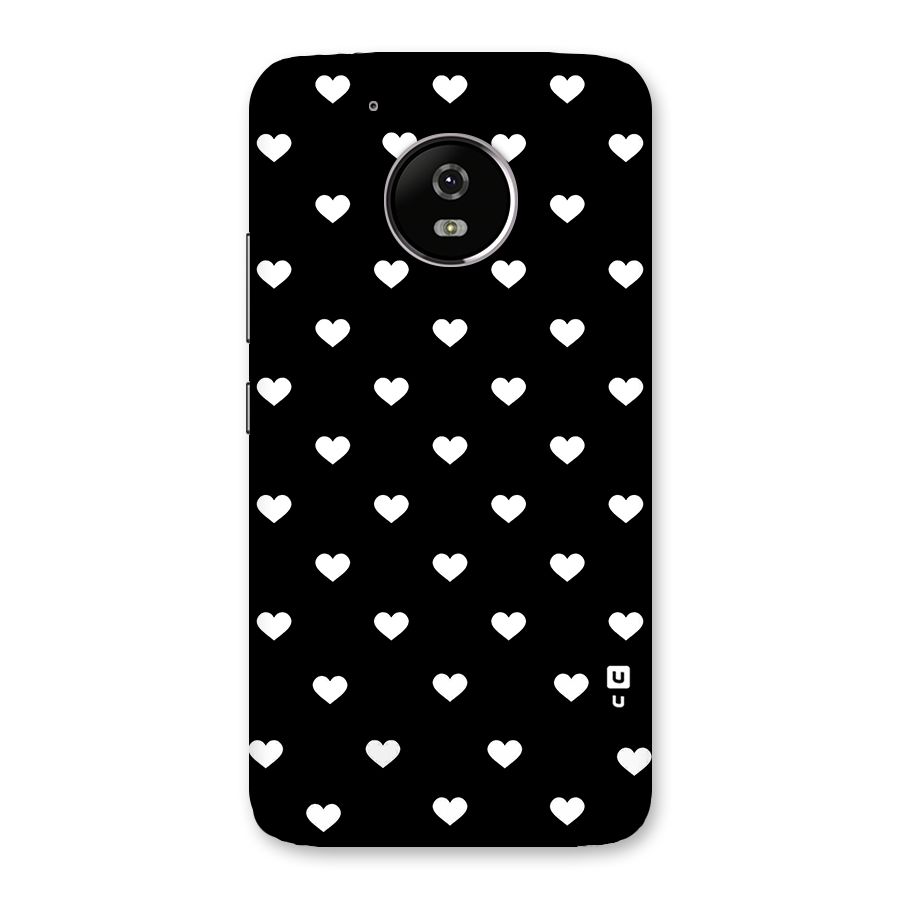 Seamless Hearts Pattern Back Case for Moto G5