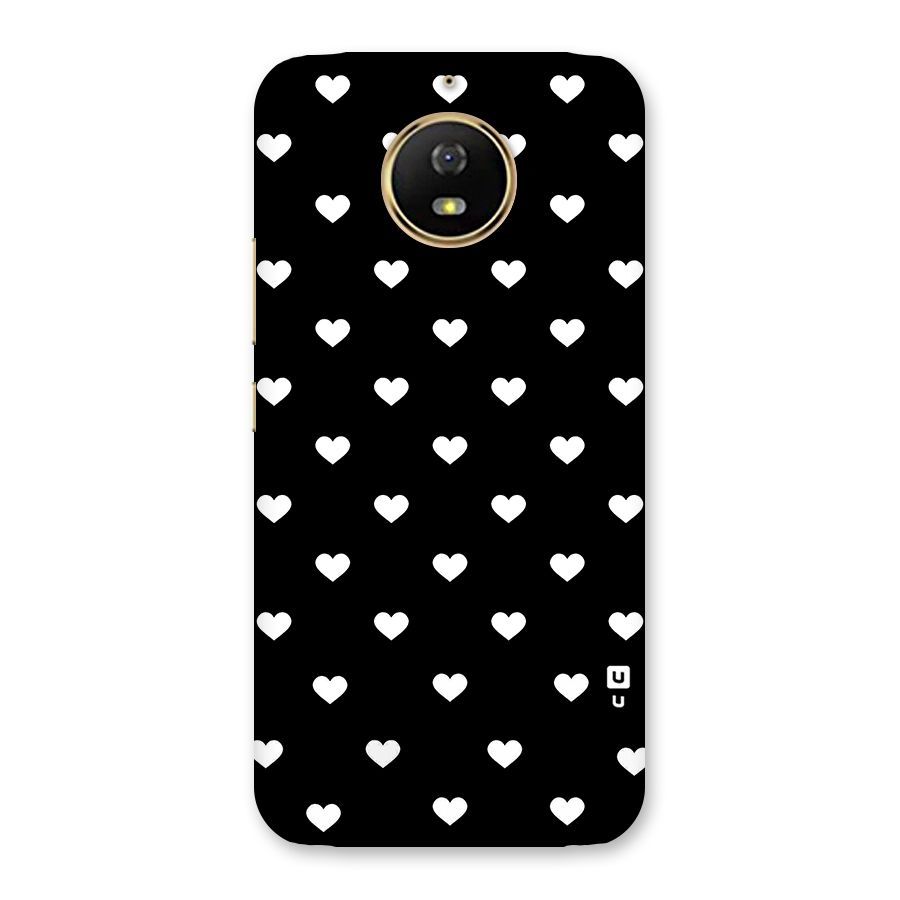 Seamless Hearts Pattern Back Case for Moto G5s