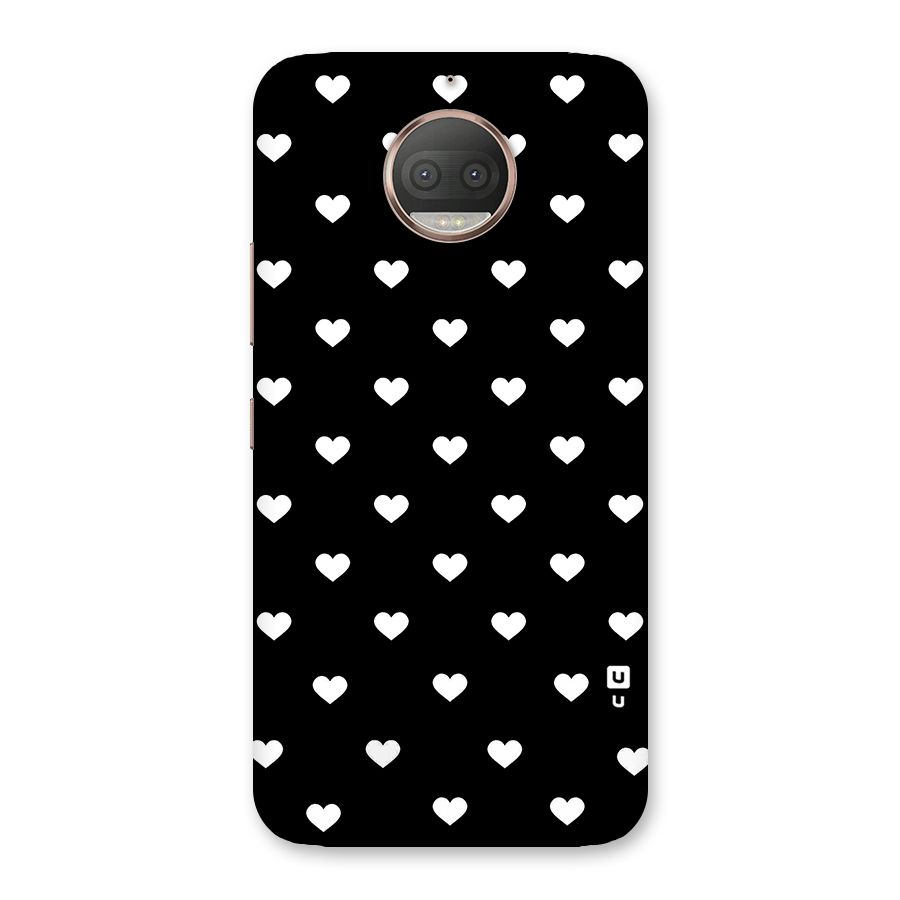 Seamless Hearts Pattern Back Case for Moto G5s Plus