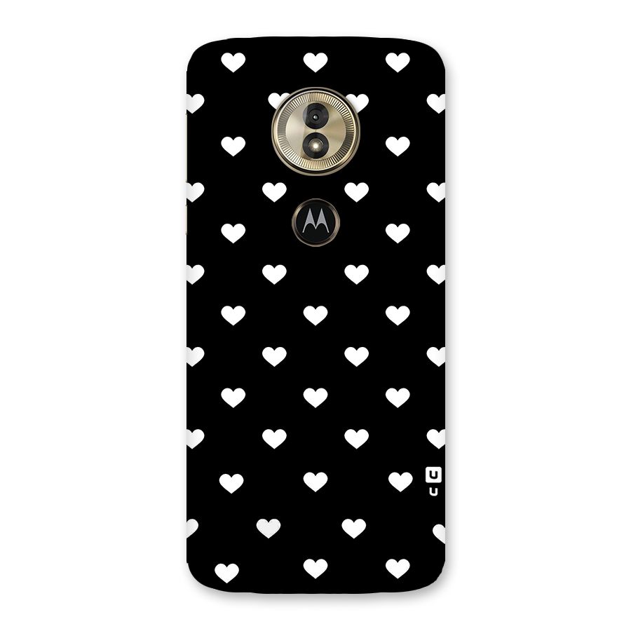 Seamless Hearts Pattern Back Case for Moto G6 Play