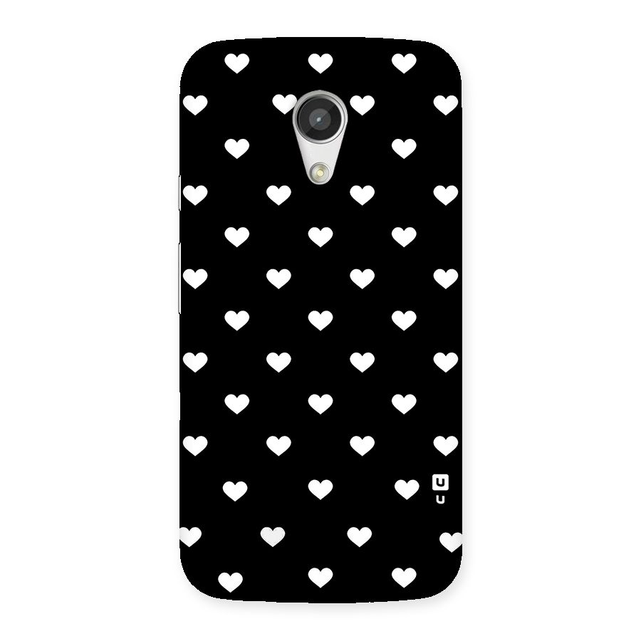 Seamless Hearts Pattern Back Case for Moto G 2nd Gen