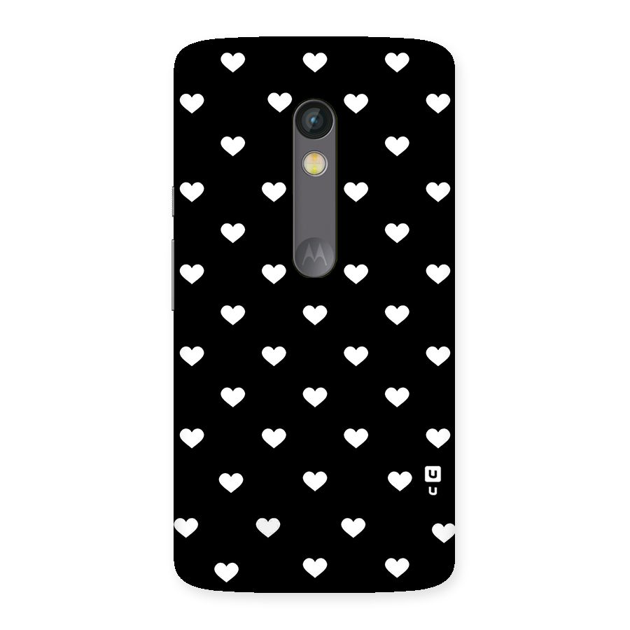 Seamless Hearts Pattern Back Case for Moto X Play