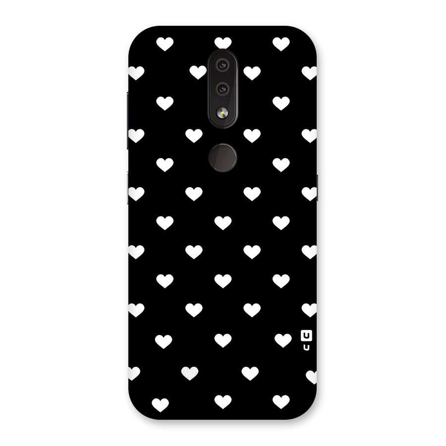 Seamless Hearts Pattern Back Case for Nokia 4.2