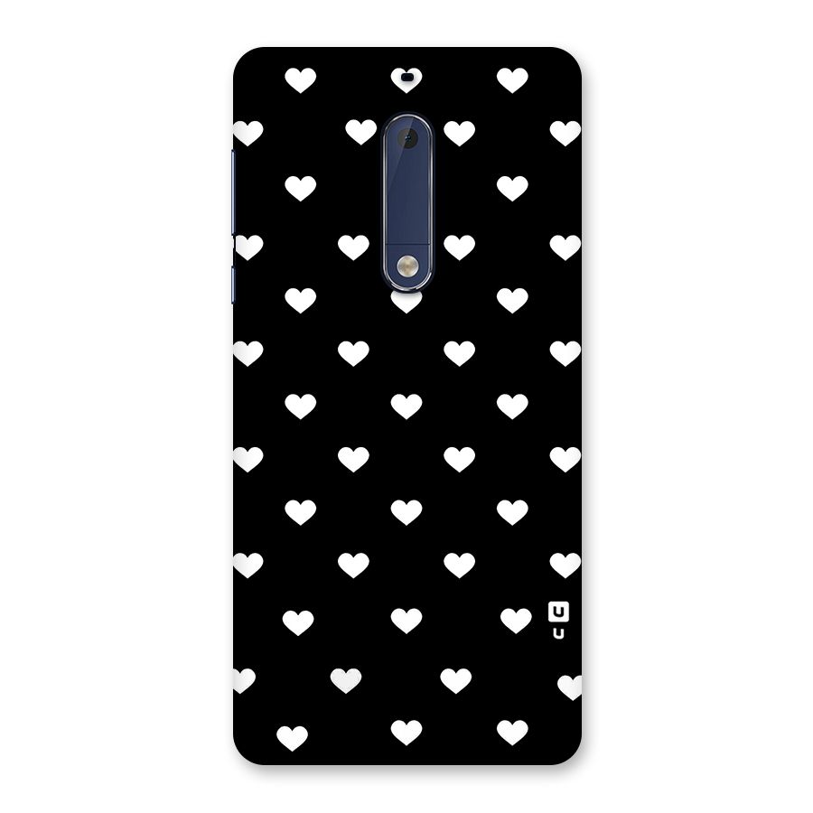 Seamless Hearts Pattern Back Case for Nokia 5