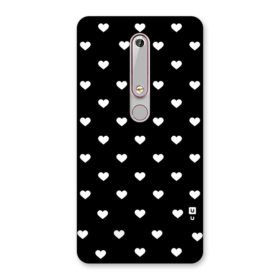 Seamless Hearts Pattern Back Case for Nokia 6.1