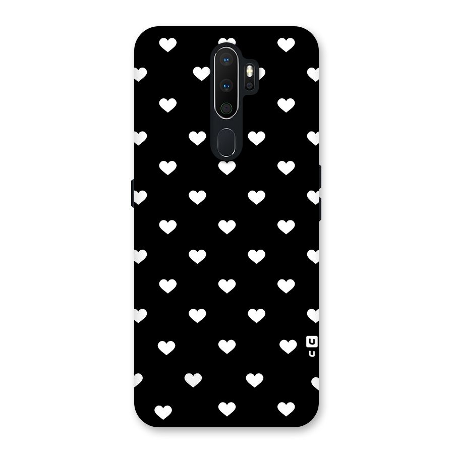 Seamless Hearts Pattern Back Case for Oppo A5 (2020)