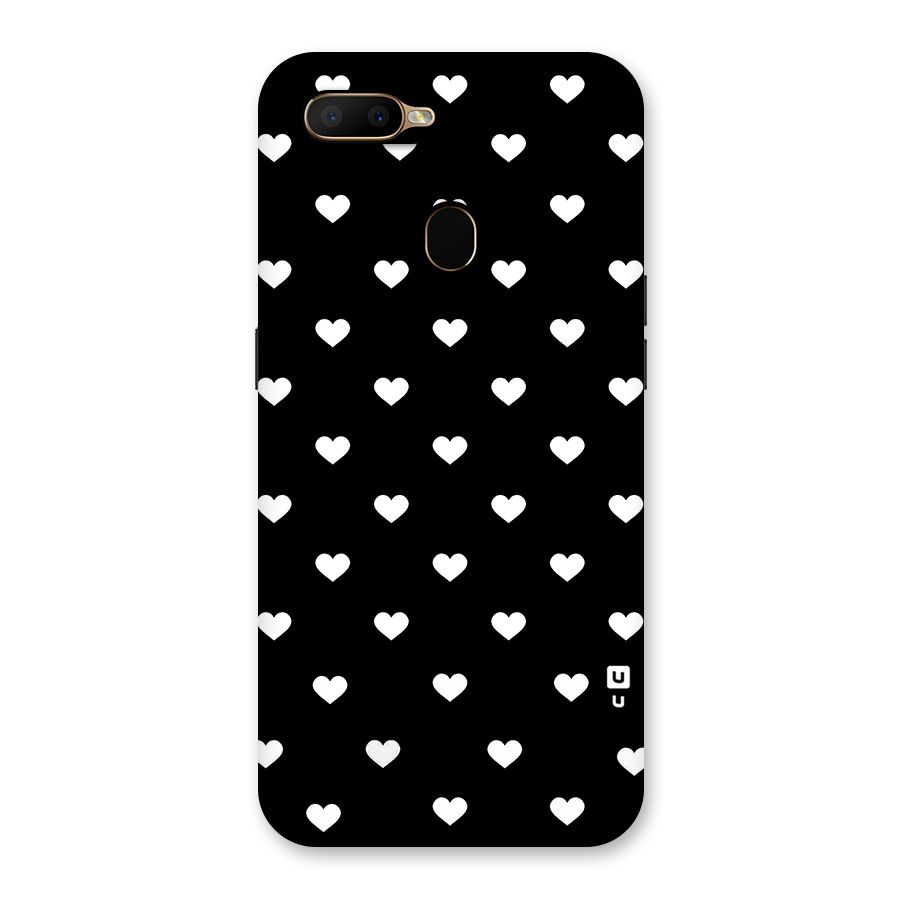 Seamless Hearts Pattern Back Case for Oppo A5s