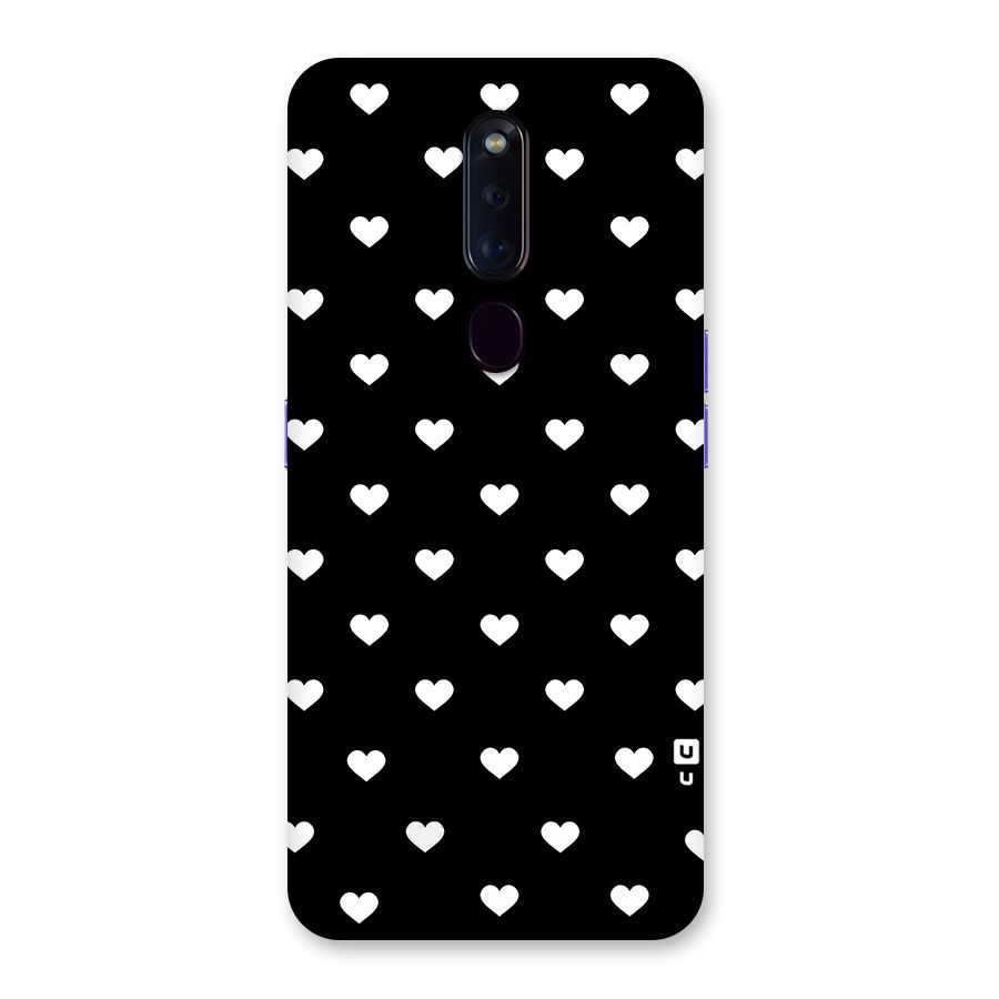 Seamless Hearts Pattern Back Case for Oppo F11 Pro