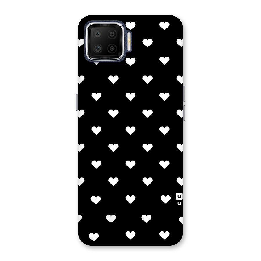 Seamless Hearts Pattern Back Case for Oppo F17