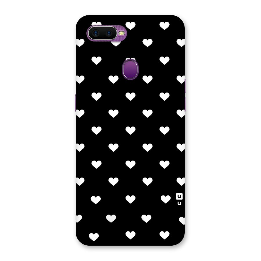 Seamless Hearts Pattern Back Case for Oppo F9