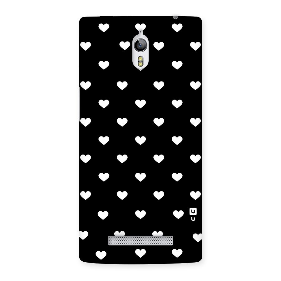 Seamless Hearts Pattern Back Case for Oppo Find 7