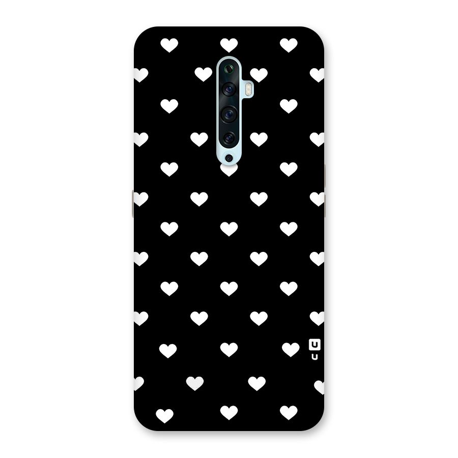Seamless Hearts Pattern Back Case for Oppo Reno2 F