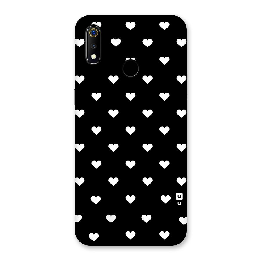 Seamless Hearts Pattern Back Case for Realme 3