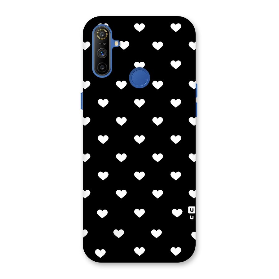 Seamless Hearts Pattern Back Case for Realme Narzo 10A