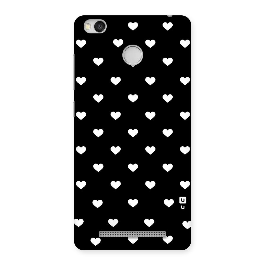 Seamless Hearts Pattern Back Case for Redmi 3S Prime