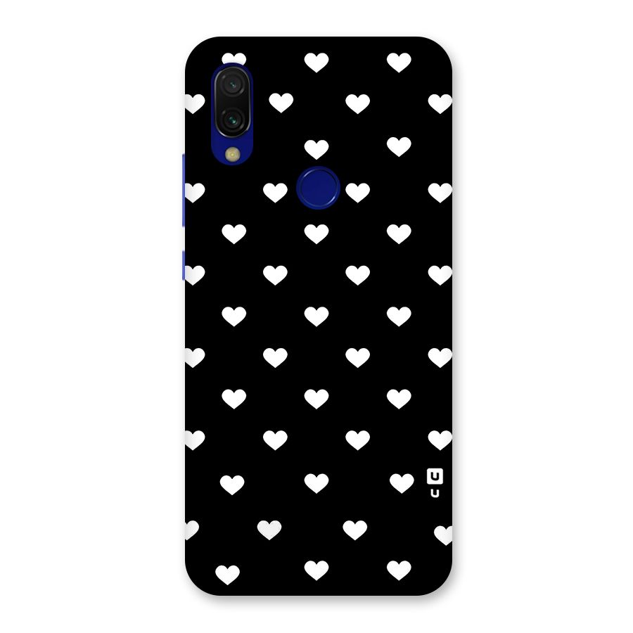 Seamless Hearts Pattern Back Case for Redmi 7