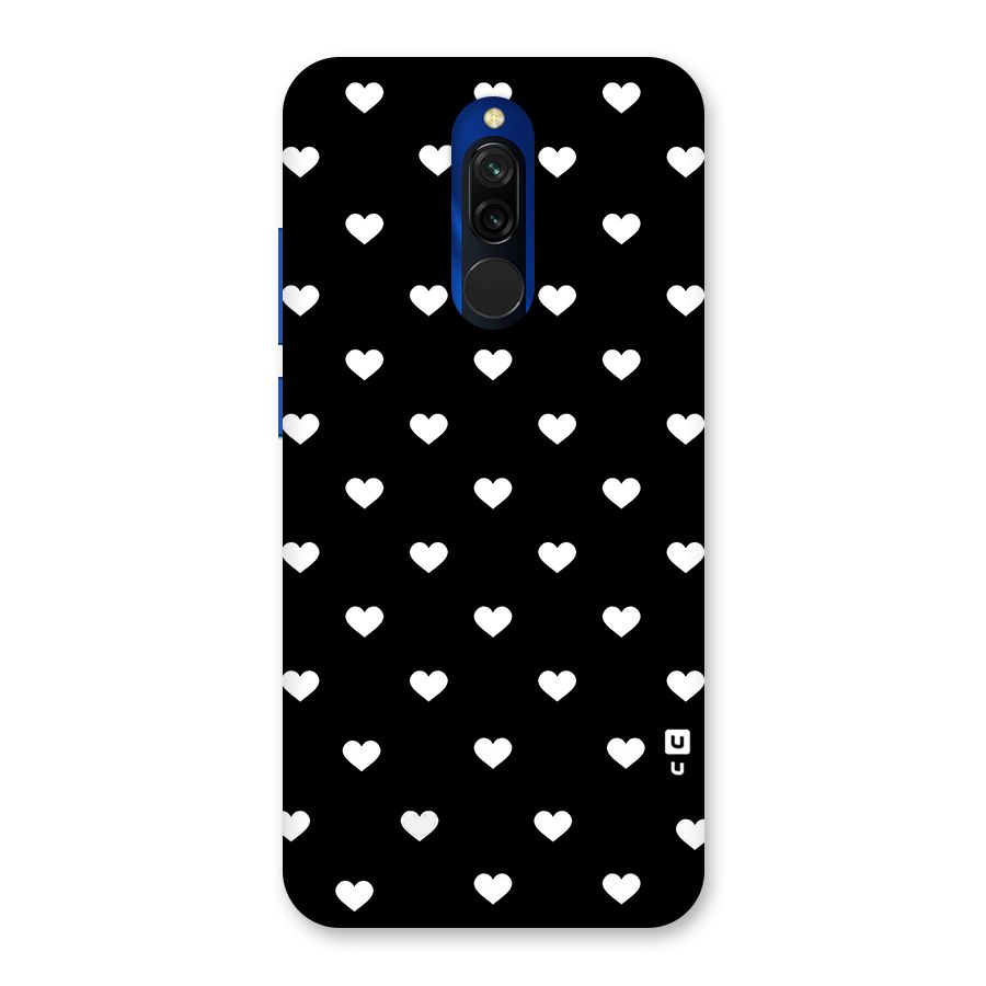 Seamless Hearts Pattern Back Case for Redmi 8