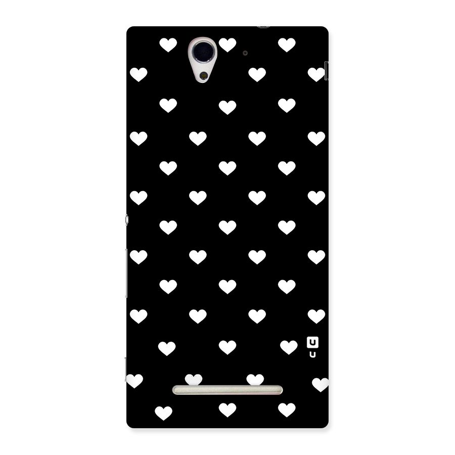 Seamless Hearts Pattern Back Case for Sony Xperia C3