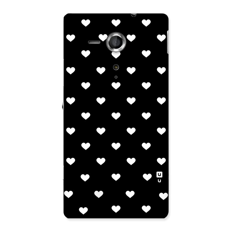 Seamless Hearts Pattern Back Case for Sony Xperia SP