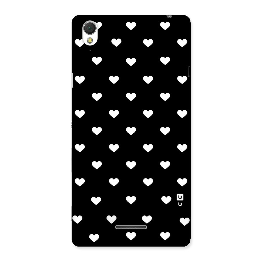 Seamless Hearts Pattern Back Case for Sony Xperia T3