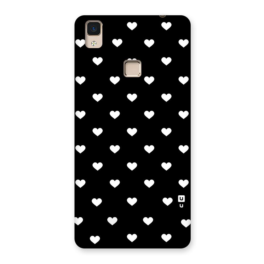 Seamless Hearts Pattern Back Case for V3 Max